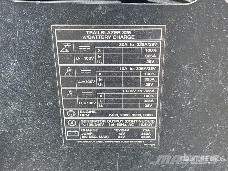 Miller Trailblazer 325 EFI 325 A Multi-Process Engine Dri ماكينات لحام