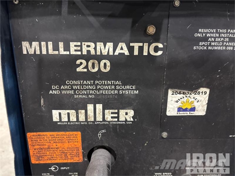 Millermatic 200 Mobile MIG Electric Welder Schweissgeräte