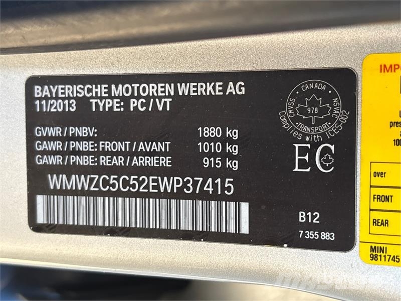 Mini Cooper Countryman S AWD Automobile سيارات