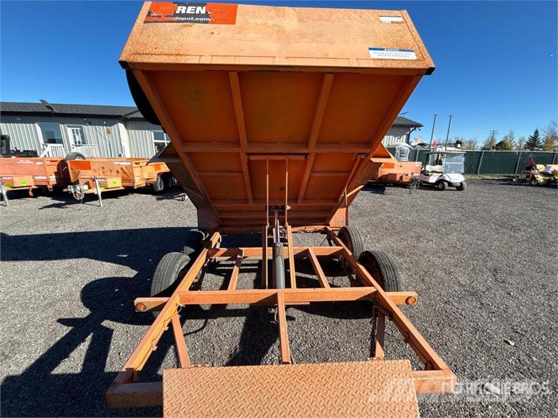 Miska 10 ft T/A Dump Utility Trailer Самоскиди