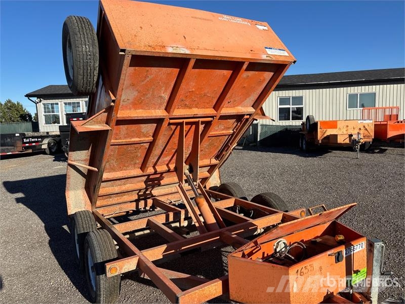 Miska 10 ft T/A Dump Utility Trailer Самоскиди