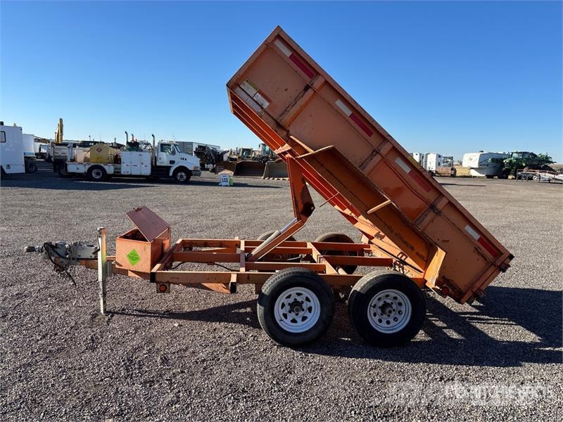 Miska 10 ft T/A Dump Utility Trailer Самоскиди