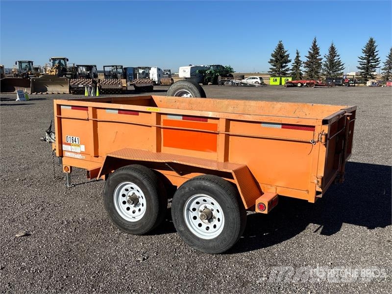 Miska 10 ft T/A Dump Utility Trailer Самоскиди