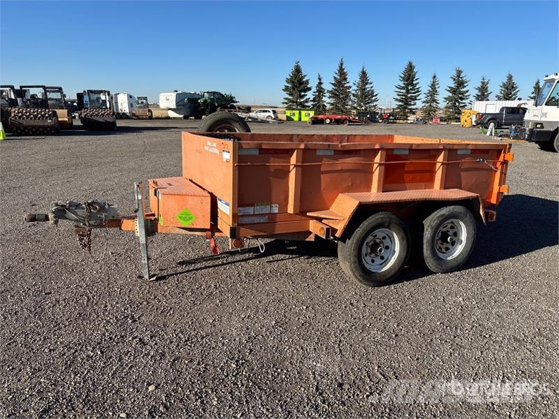 Miska 10 ft T/A Dump Utility Trailer Самоскиди