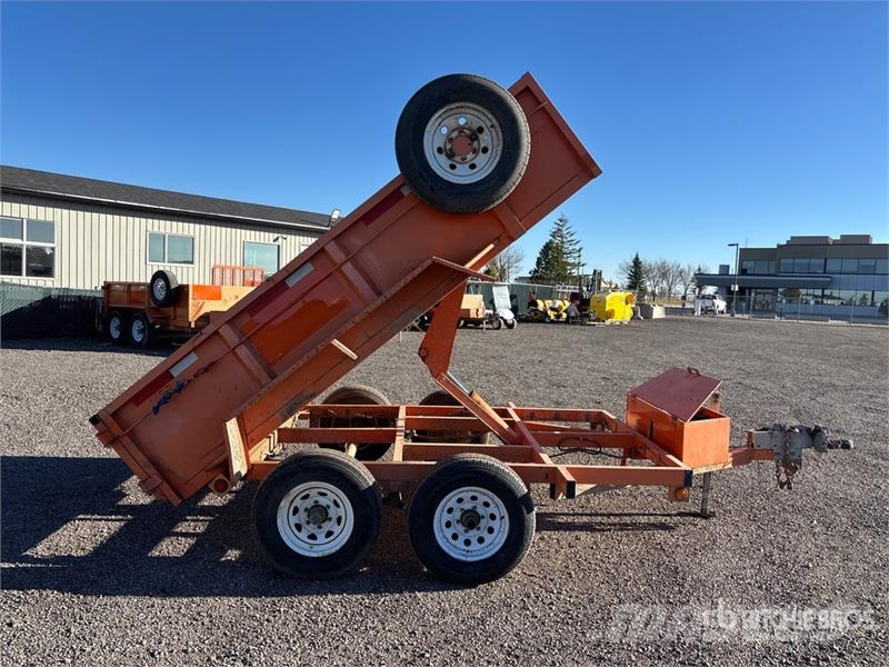 Miska 10 ft T/A Dump Utility Trailer Самоскиди