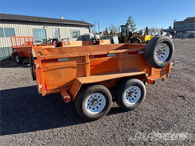 Miska 10 ft T/A Dump Utility Trailer Самоскиди