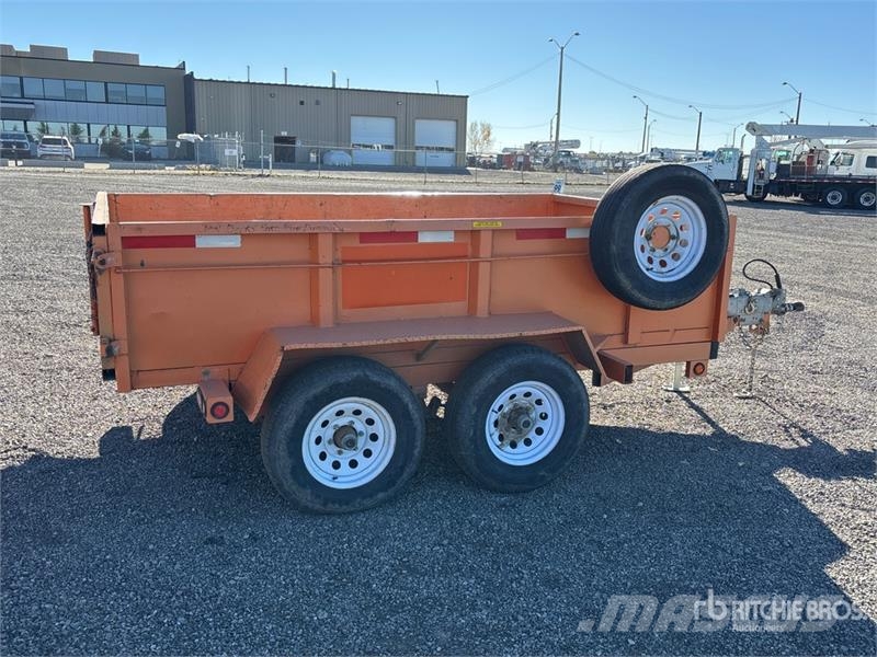 Miska 10 ft T/A Dump Utility Trailer Самоскиди