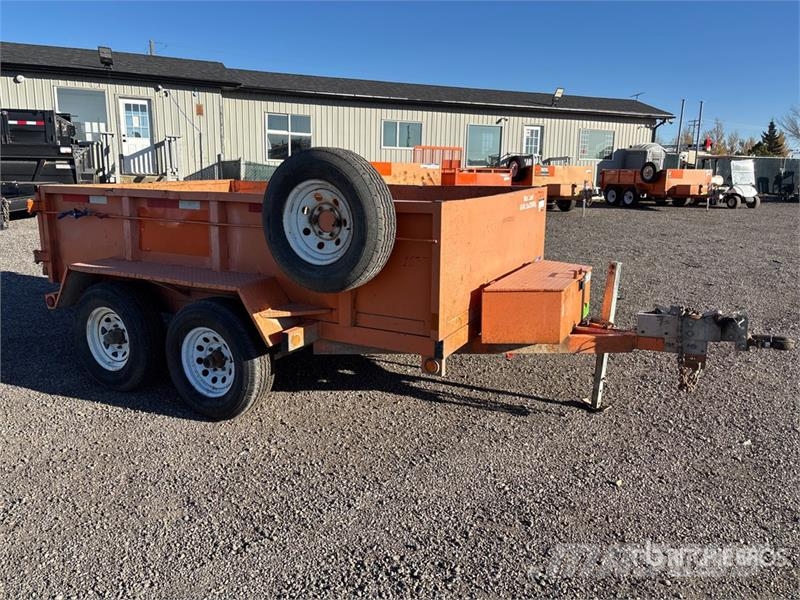 Miska 10 ft T/A Dump Utility Trailer Самоскиди