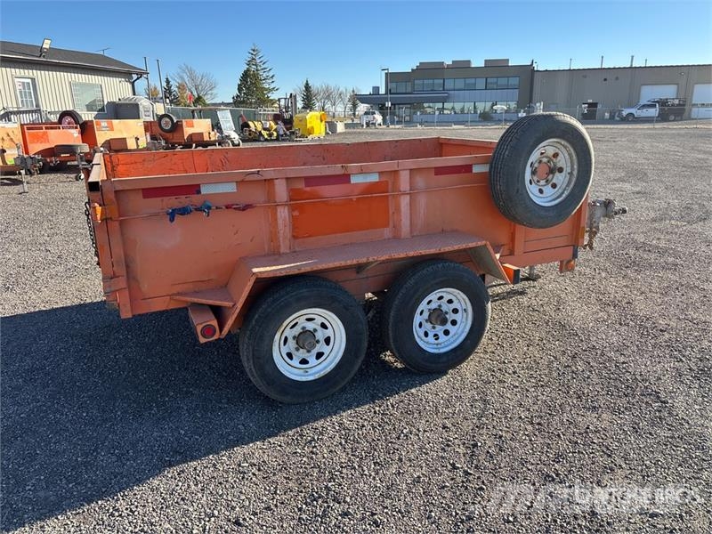 Miska 10 ft T/A Dump Utility Trailer Самоскиди