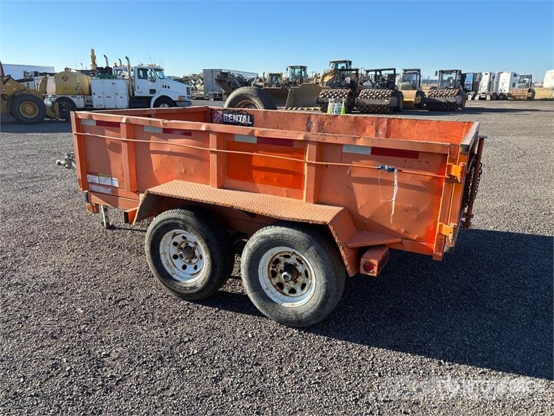 Miska 10 ft T/A Dump Utility Trailer Самоскиди