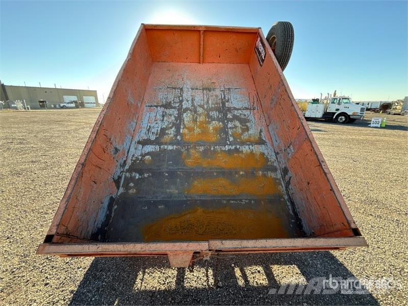 Miska 10 ft T/A Dump Utility Trailer Самоскиди