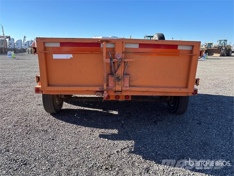Miska 10 ft T/A Dump Utility Trailer Самоскиди