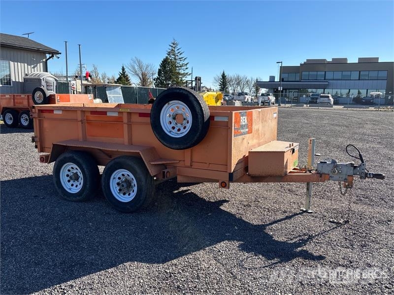 Miska 10 ft T/A Dump Utility Trailer Самоскиди