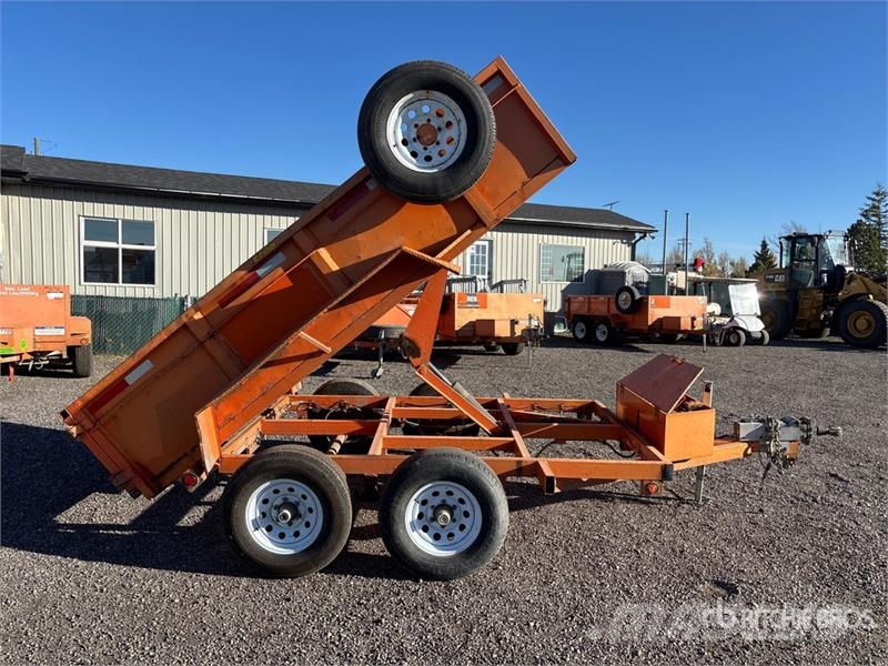 Miska 10 ft T/A Dump Utility Trailer Самоскиди