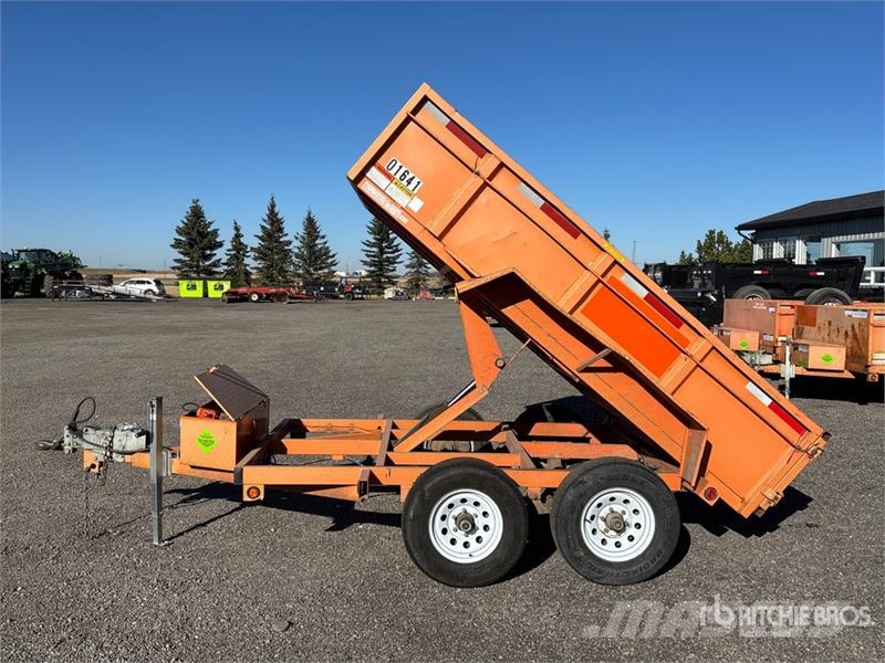 Miska 10 ft T/A Dump Utility Trailer Самоскиди