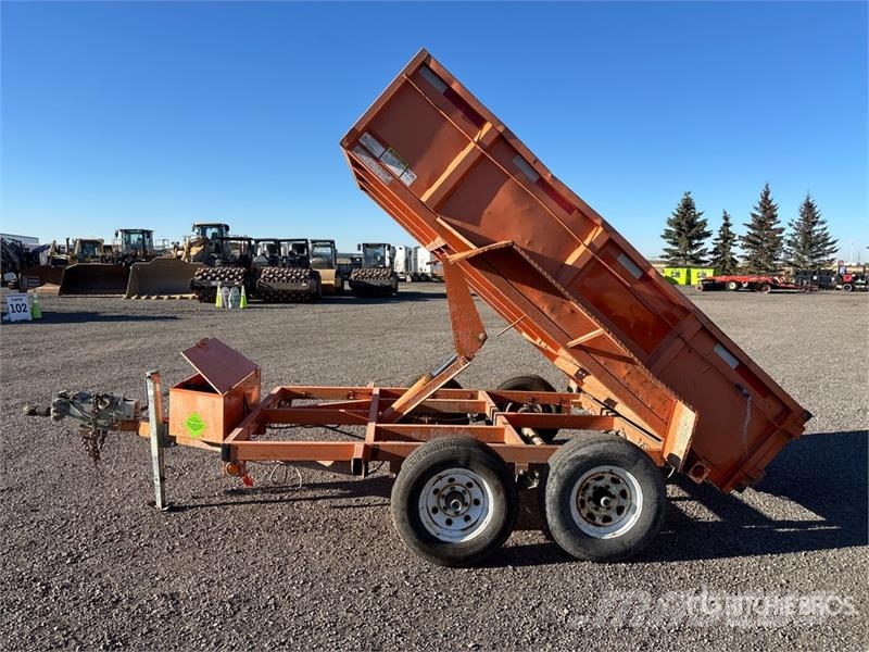 Miska 10 ft T/A Dump Utility Trailer Самоскиди
