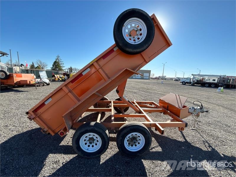 Miska 10 ft T/A Dump Utility Trailer Самоскиди
