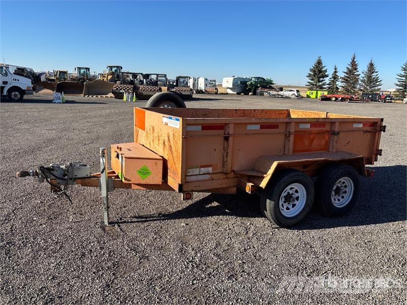 Miska 10 ft T/A Dump Utility Trailer Самоскиди