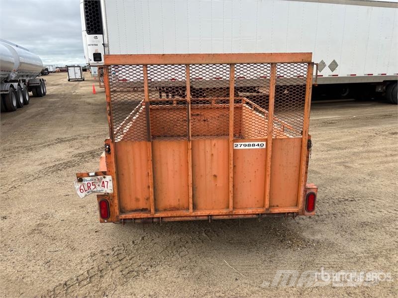 Miska 8 ft S/A Utility Trailer مقطورات أخرى