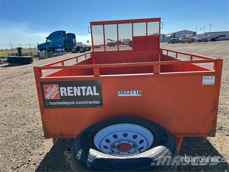  Miska CA58U 8 ft S/A Utility Trailer مقطورات أخرى