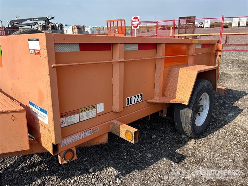 Miska MD Dump 58 8 ft 4 in S/A Dump Utility Traile Bañera