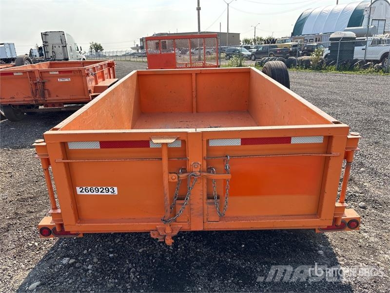 Miska MD Dump 58 8 ft 4 in S/A Dump Utility Traile Bañera