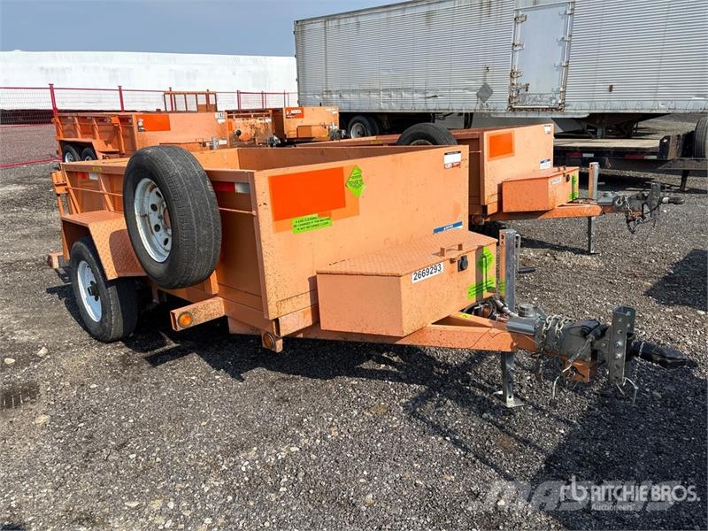 Miska MD Dump 58 8 ft 4 in S/A Dump Utility Traile Bañera