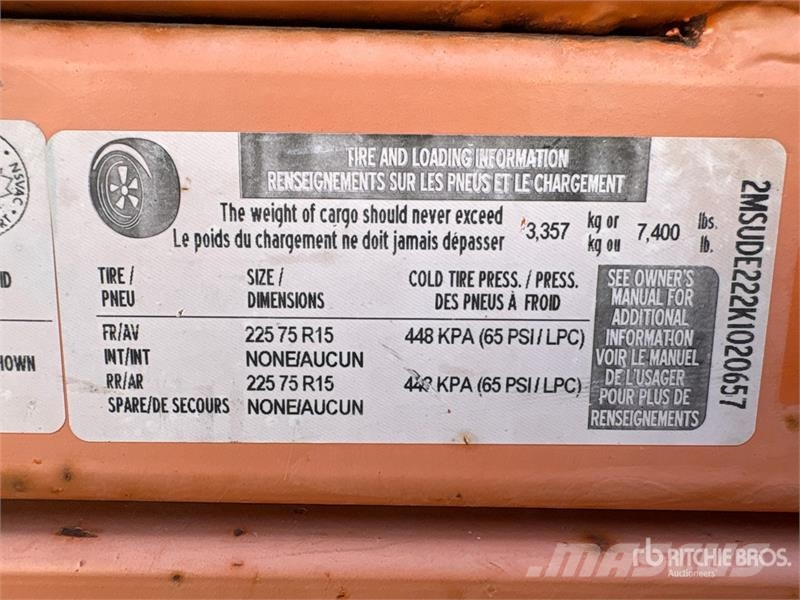 Miska MD DUMP 610 9 ft 11 in T/A Dump Utility Trai Самоскиди