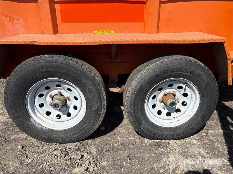 Miska MD DUMP 610 9 ft 11 in T/A Dump Utility Trai Самоскиди