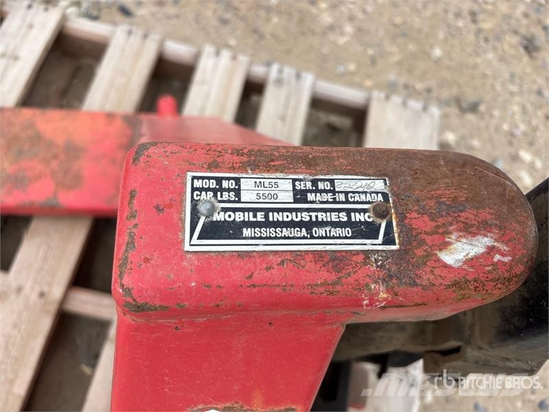  Mobile Industries 5500 lb Pallet Jack شاحنة يدوية بمنصة نقالة