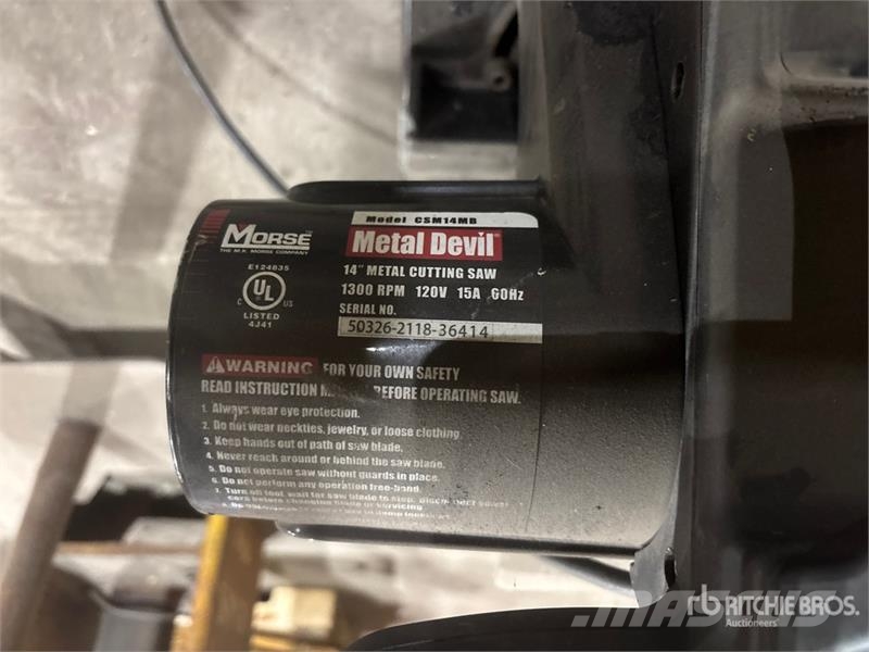 Morse 14" Cut-Off Saw Drugi deli