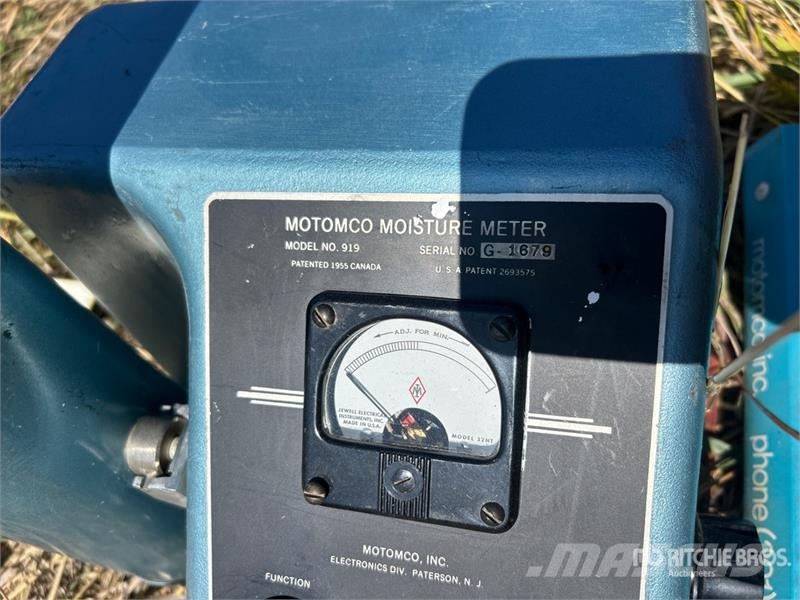 Motomco 919 Grain Moisture Tester Kiti naudoti statybos komponentai