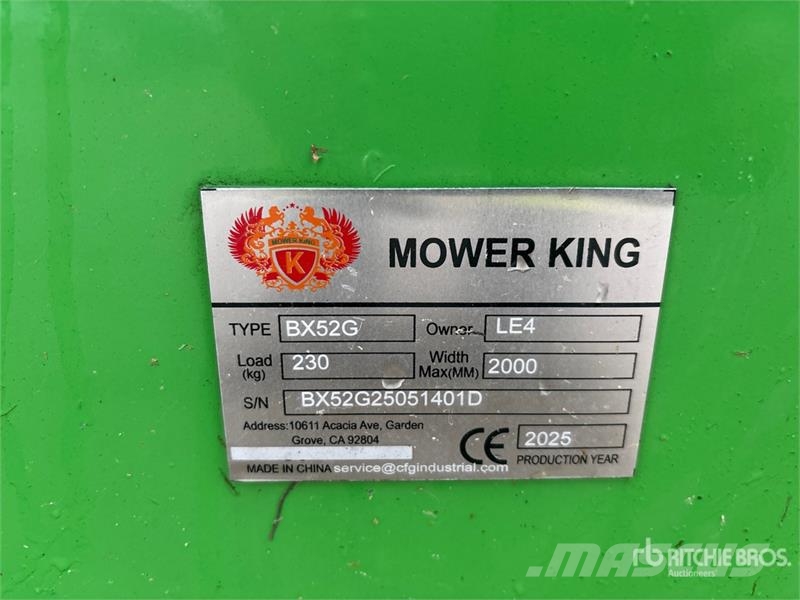 Mower King BX52G 3-Point Hitch Wood Chipper Drobilice za drvo / čiperi