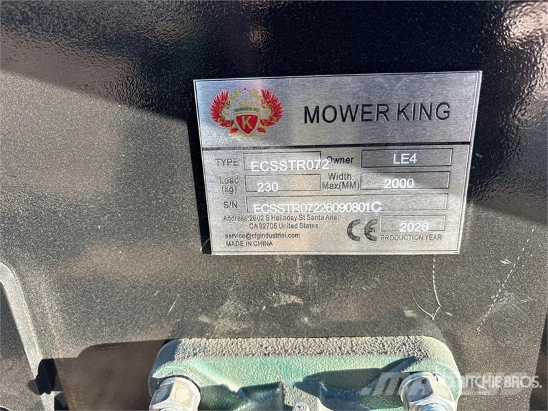 Mower King ECSSTR072 72 in Skid Steer Tiller (Unus 動力耙和旋轉式耕耘機