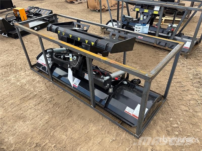 Mower King SPA84 84 in Angle Skid Steer Dozer (Unu Πτερύγια
