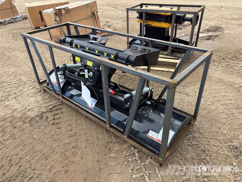 Mower King SPA84 84 in Angle Skid Steer Dozer (Unu Πτερύγια