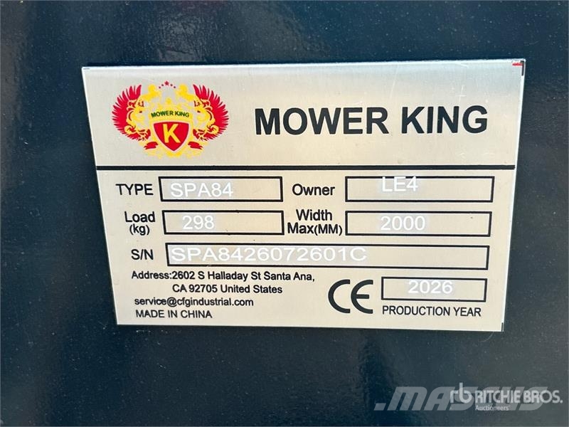 Mower King SPA84 84 in Angle Skid Steer Dozer (Unu Бульдозерные отвалы