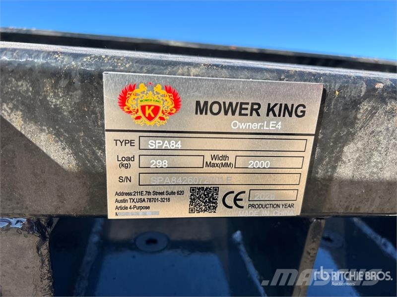 Mower King SPA84 84 in Skid Steer Snow Blade (Unus Kar küreme biçaklari