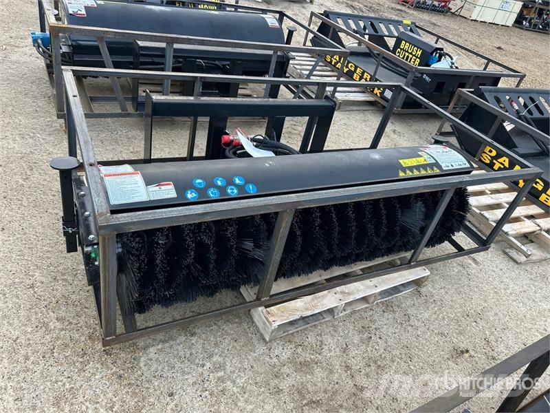 Mower King SSAB72 72 in Skid Steer Broom (Unused) Brushes