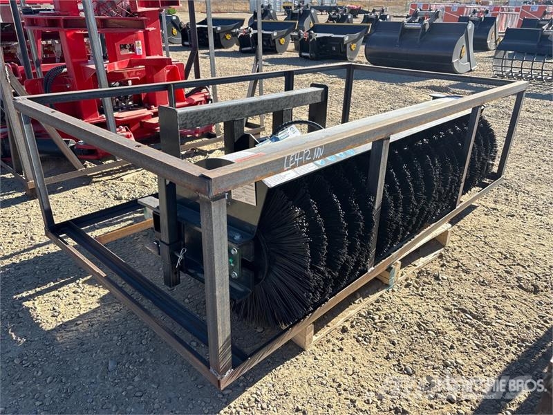 Mower King SSAB72 72 in Skid Steer Broom (Unused) Brushes