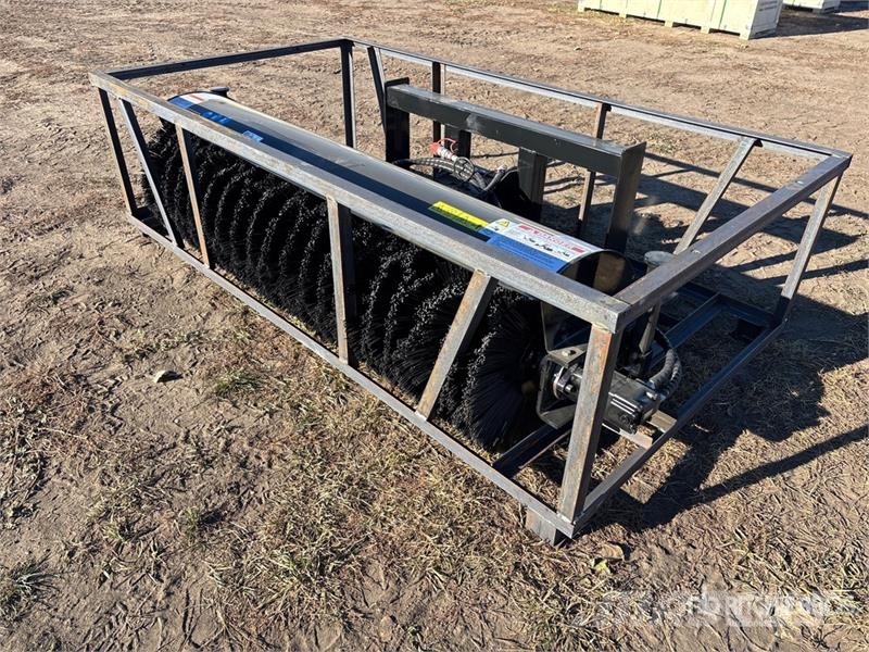 Mower King SSAB72 72 in Skid Steer Broom (Unused) Brushes