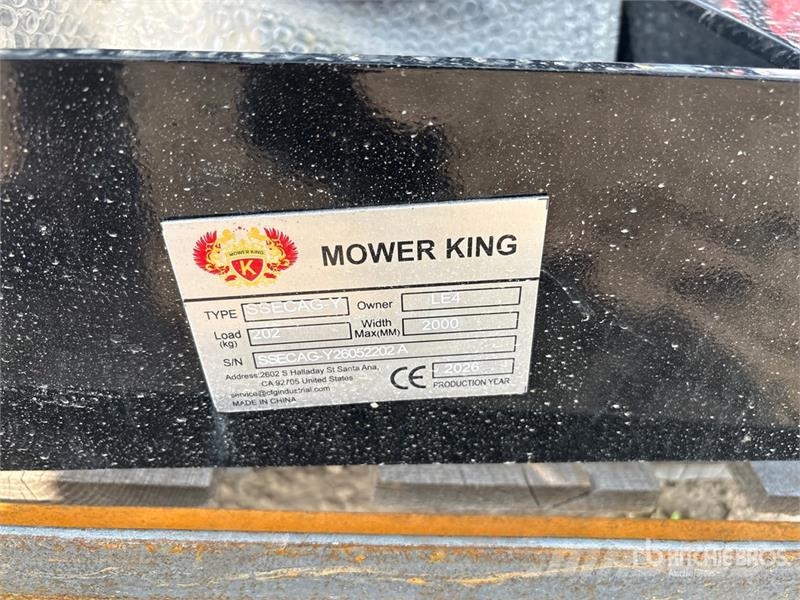Mower King SSECAG-Y 72 in Skid Steer Auger (Unused 드릴