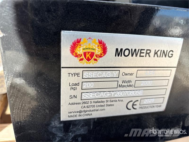 Mower King SSECAG-Y Skid Steer Auger (Unused) Drills