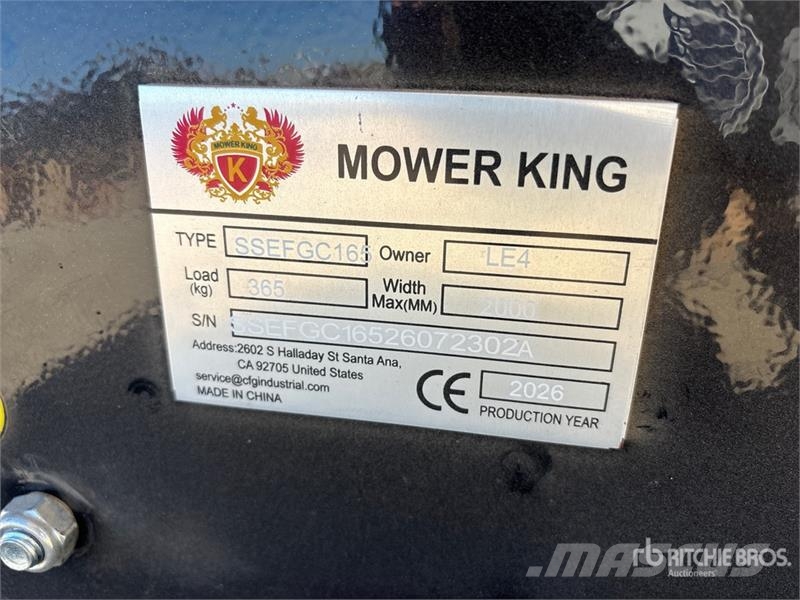 Mower King SSEFGC165 72 in Skid Steer Flail (Unus جزازات