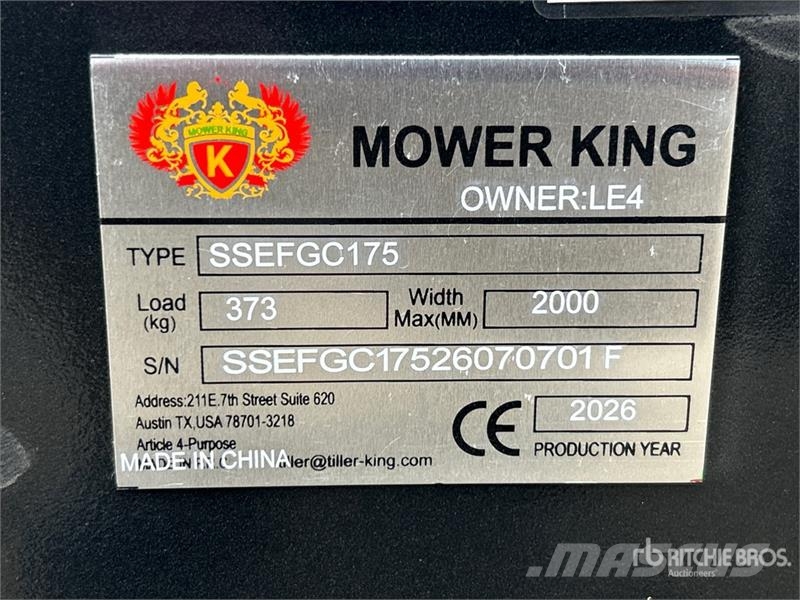 Mower King SSEFGC175 68 in Skid Steer Flail (Unus Cositoare de iarba