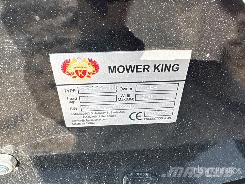  Mower King SSEFGC175 77 in Skid Steer Flail  (Unus جزازات