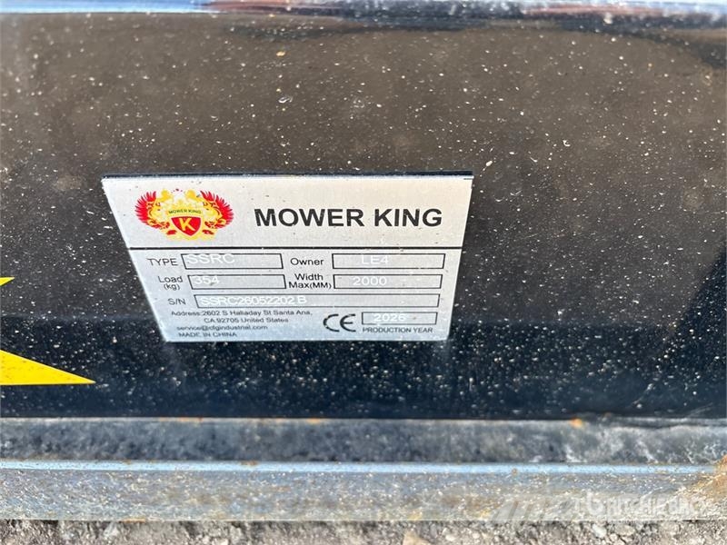  Mower King SSRC 45 in Skid Steer Brush Cutter (Unu 장착형 잔디깎기