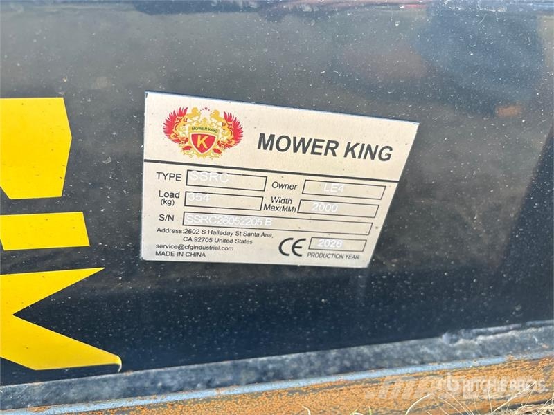  Mower King SSRC 45 in Skid Steer Brush Cutter (Unu 장착형 잔디깎기
