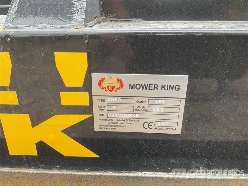  Mower King SSRC 45 in Skid Steer Brush Cutter (Unu 장착형 잔디깎기
