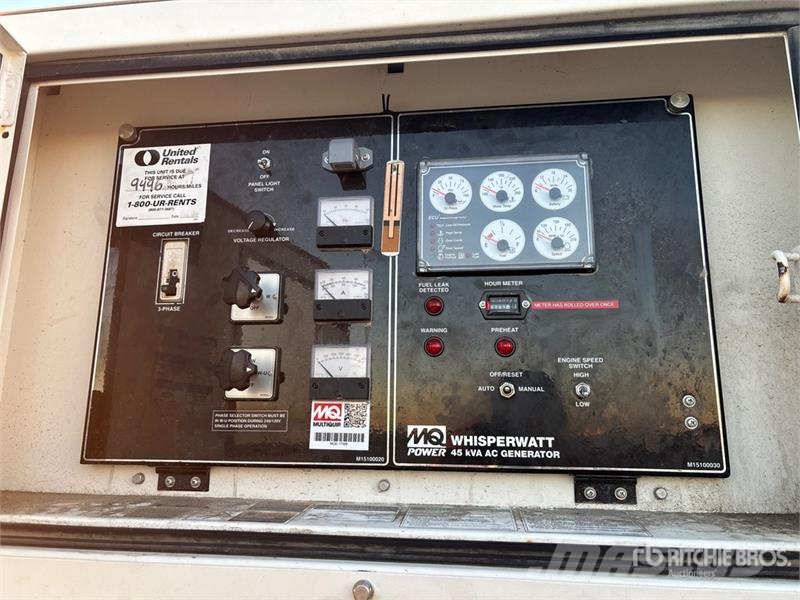 MQ Power DCA-45SSIU4F 36 kW Mobile Generator Set Dīzeļģeneratori